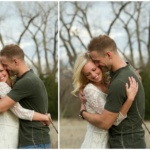 Hug a little. Love a lot | Omaha Engagement photography